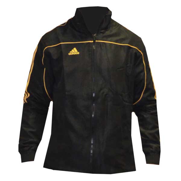 giacca adidas nera e oro